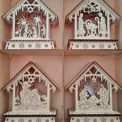 yishun Wooden crafts (please ask customer service for price)  Children's handmade gift jigsaw DIY decoration