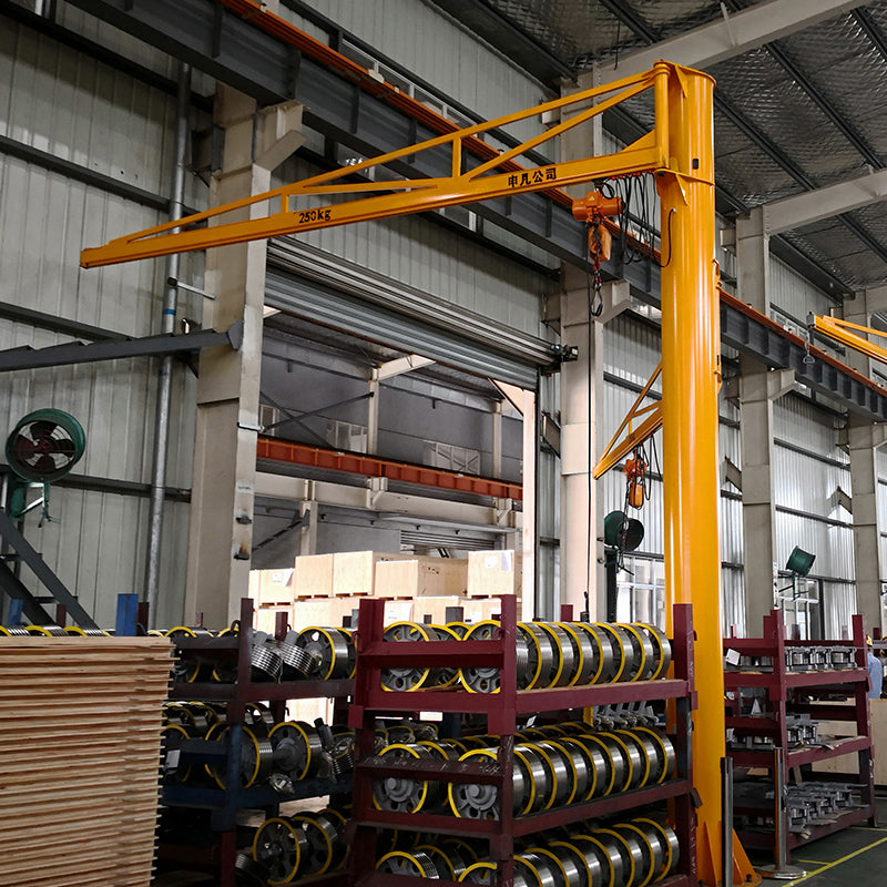 shenfan Column jib cranes (ask customer service for prices)  Port container crane operation