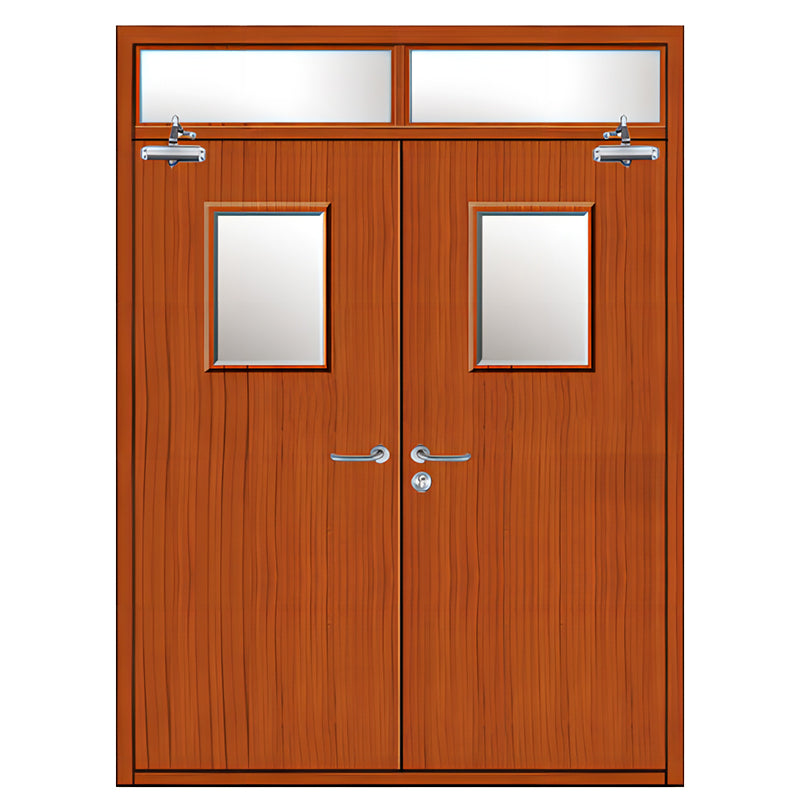 zhenyuan Wooden fire doors (please ask customer service for price)  Class A, Class B, Class C single-door fire door