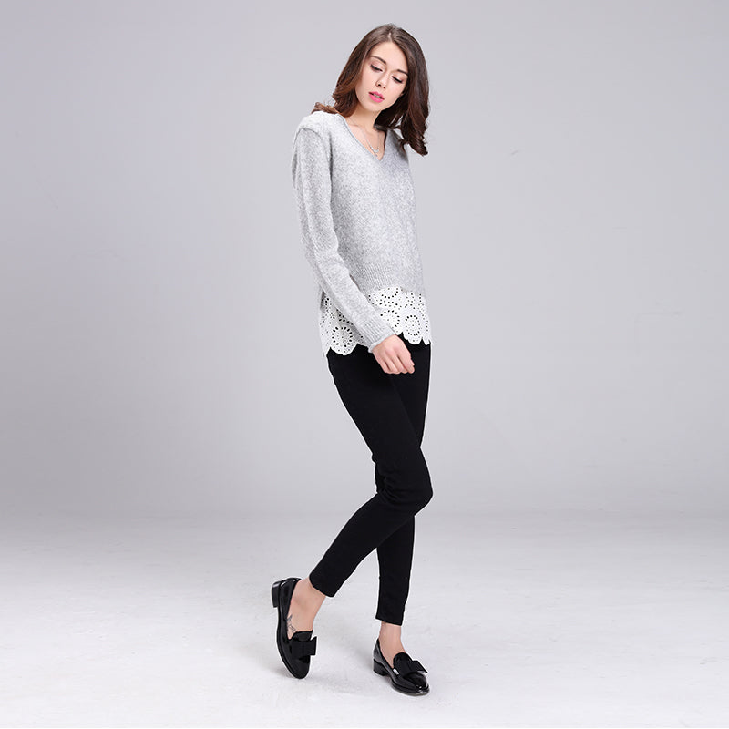 baichen Women's knit pullover Soft and skin-friendly, not easy to pill.