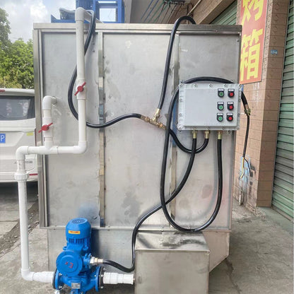 qiangsheng Paint spraying water curtain cabinet (customized product price please ask customer service) environmentally compatible Powder Spraying Dust Cabinet Water Circulation Air Purification