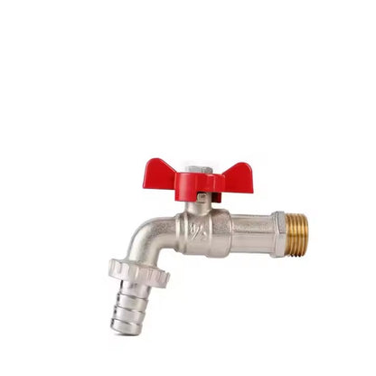 wuling Corrosion Resistant High Pressure Resistant 12" Nickel Plated Butterfly Handle Brass Faucet(ask customer service for price)