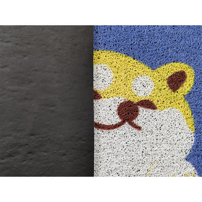 Xulong carpet industry    Colorful printing sheet   Silk ring doormat can be customized for entrance carpets, household anti-skid floor mats