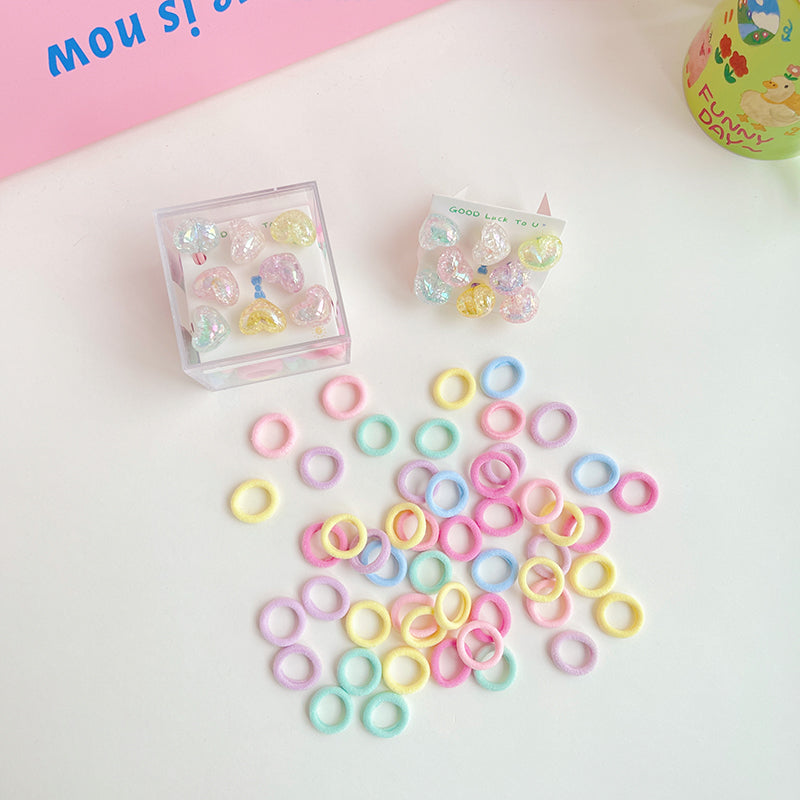 haiyan Thumb Towel Ring + Leather Strap Combo  Baby small rubber band Colorful rubber band for children