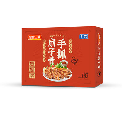 ruyisanbao  Scallop bone Strictly selected pork scallop bone with high meat content has a rich flavour and is suitable for a variety of cooking methods.