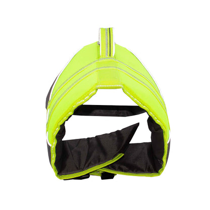 FUZHIWANG Orange swimming vest The dog swims chest and back Easy to float chest and back