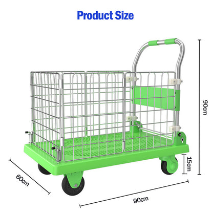 anta Fence Trolley Flatbed truck with enclosure Courier trucks Work trolley