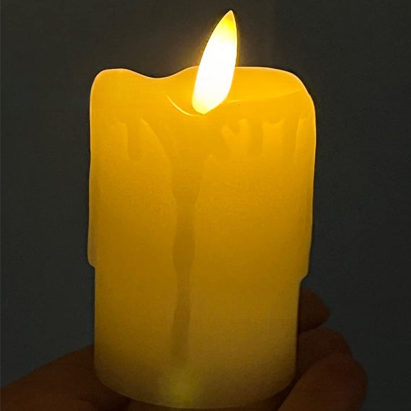 juhui led simulation electronic candle light simulation flame smokeless safety decoration light (price please ask customer service)