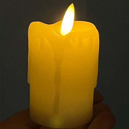 juhui led simulation electronic candle light simulation flame smokeless safety decoration light (price please ask customer service)