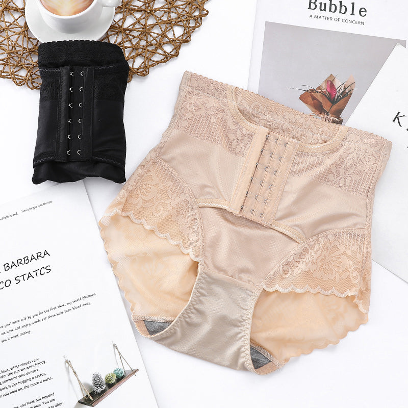 shunfa 8115 Oversized waist tight underwear, belly tight safety pants, black lace safety pants, sexy underwear