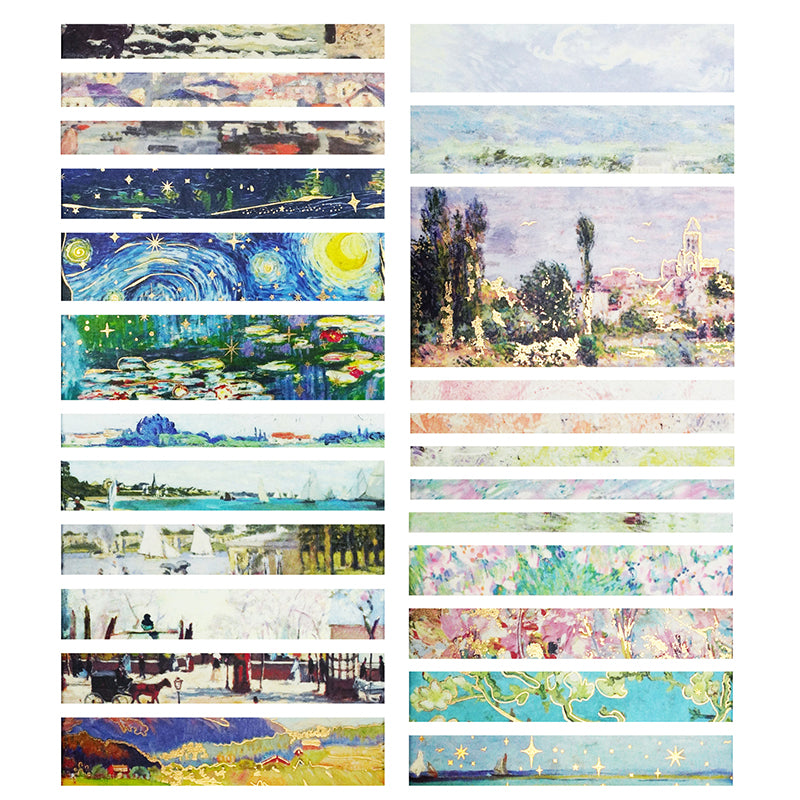 jinxiang The World of Oil Painting fantasy color Decorative materials washi tape（Starting from 112）