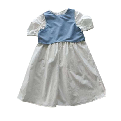 kanghua Chambray two-piece dress