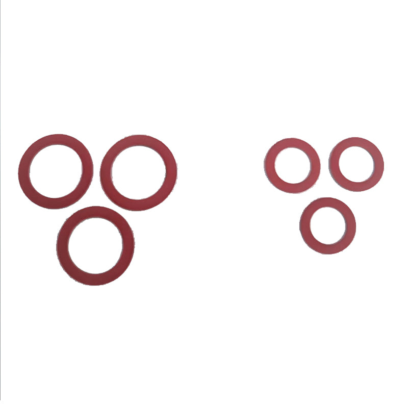ZHENGKUN Red Paper Washer Silicone Seal Silicone Gasket Port Joint Gasket Trigger Type Quick Coupling Gasket Quick Connect Gasket