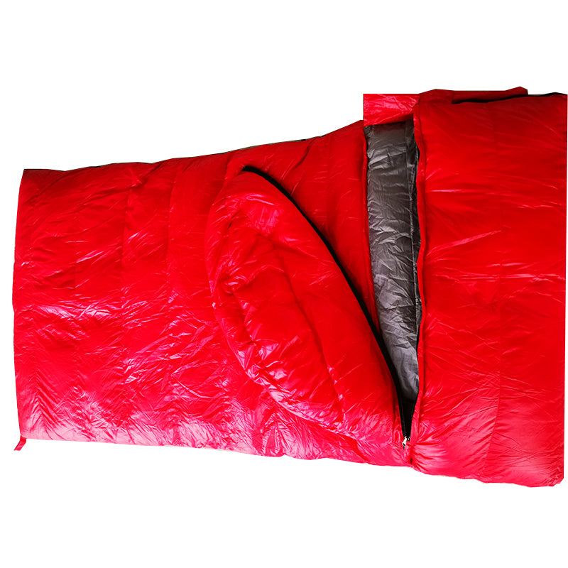 hongxinlong Down sleeping bag with thickened cold and warm insulation, outdoor camping, high cold down sleeping bag