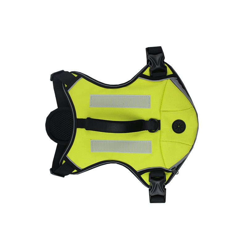 FUZHIWANG Samurai chest Dog chest back waistcoat  Vest Dog Walking Leash Explosion Proof