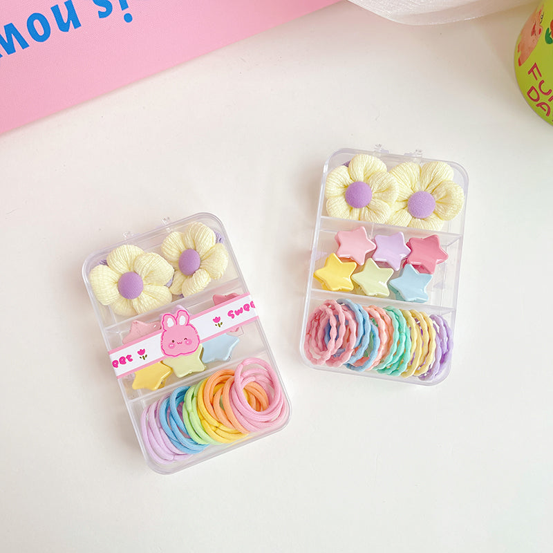 haiyan Macaroon Leather Strap Claw Clip Set