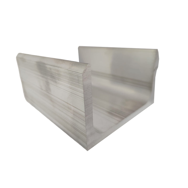 hengyu A-channel aluminium (please ask customer service for price)Double groove Recessed