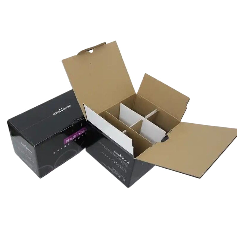 huxi White cardboard box (please ask customer service for the price of customised products)Half height E-pit corrugated box Clothing universal delivery box