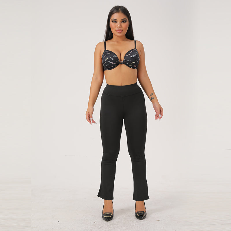 puyang Flared pants (ask customer service for price)  Wear yoga leggings Yoga high-waisted pants fitness sports casual pants