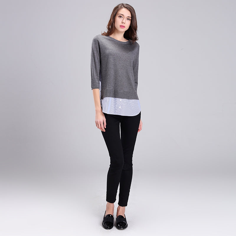 baichen Needle and Woven Women's Clothing Soft and Smooth Comfortable to Wear