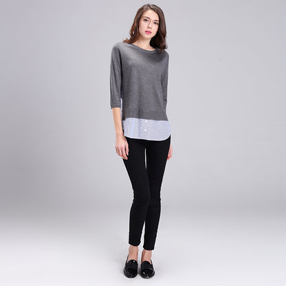 baichen Needle and Woven Women's Clothing Soft and Smooth Comfortable to Wear