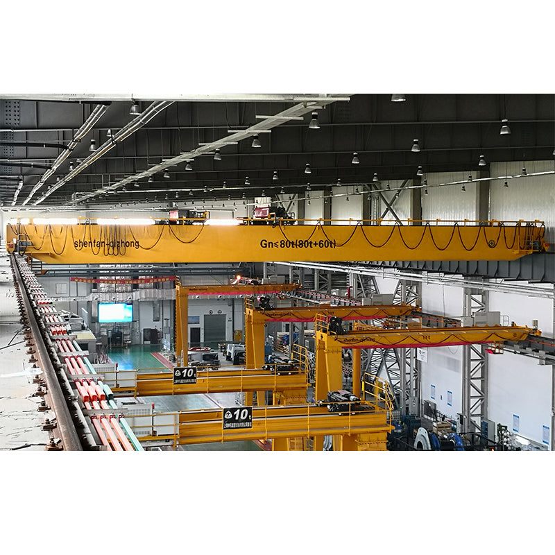 shenfan Hoisted single girder semi-portal cranes (ask customer service for prices) 10 tons electric remote control gantry crane