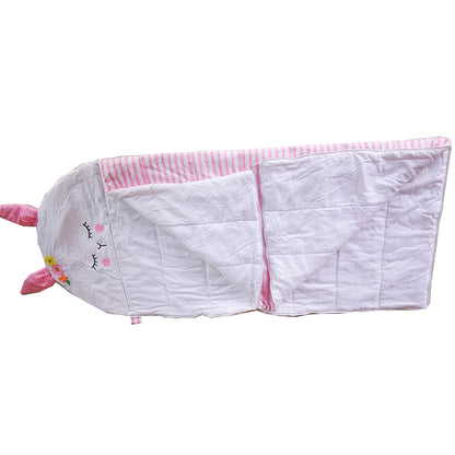 hongxinlong Children's sleeping bag, pure cotton blanket, thin baby cotton scarf