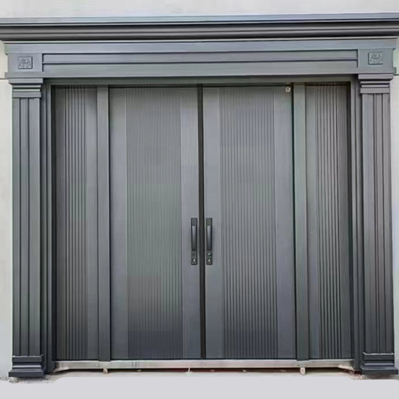 zhenyuan High-end cast aluminum doors (ask customer service for prices) Explosion-proof entry door Villa gate