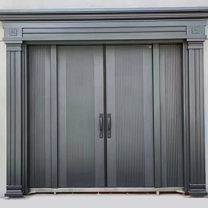 zhenyuan High-end cast aluminum doors (ask customer service for prices) Explosion-proof entry door Villa gate