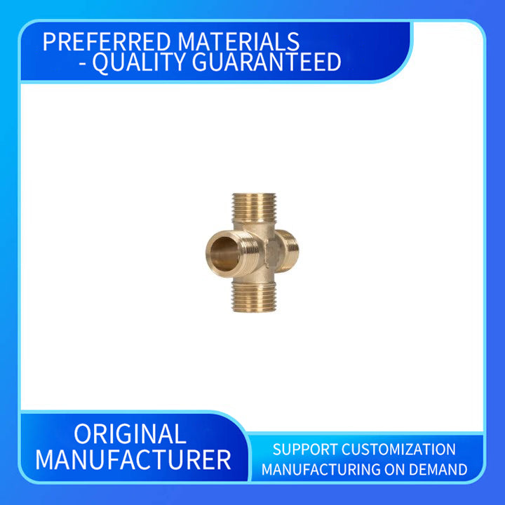 wuling Brass fittings equal diameter cross internal and external threads(ask customer service for price)
