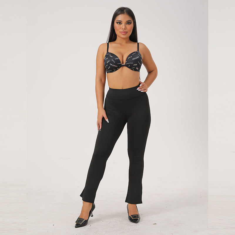 puyang Flared pants (ask customer service for price)  Wear yoga leggings Yoga high-waisted pants fitness sports casual pants
