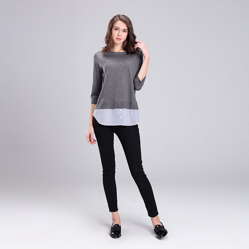 baichen Needle and Woven Women's Clothing Soft and Smooth Comfortable to Wear