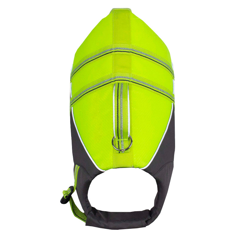 FUZHIWANG Orange swimming vest The dog swims chest and back Easy to float chest and back