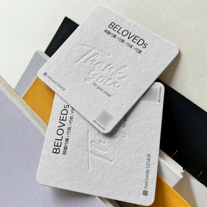 hengcheng Business cards (please ask customer service for price)Double-sided Pearlescent paper