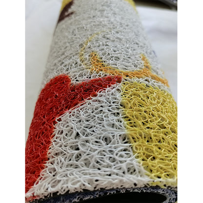 Xulong carpet industry    Colorful printing sheet   Silk ring doormat can be customized for entrance carpets, household anti-skid floor mats