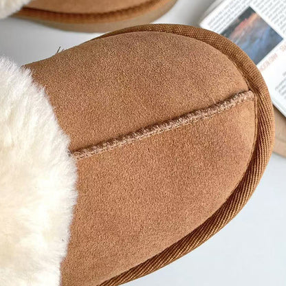 zhenai slippers with hairy mouth