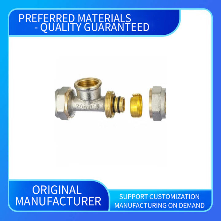 wuling PEX Female Elbow Tee 12 34 Brass Aluminum Plastic Fittings(ask customer service for price)