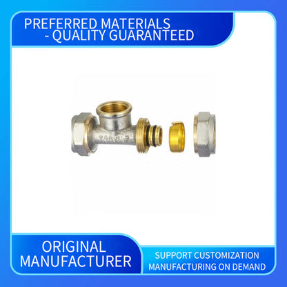 wuling PEX Female Elbow Tee 12 34 Brass Aluminum Plastic Fittings(ask customer service for price)