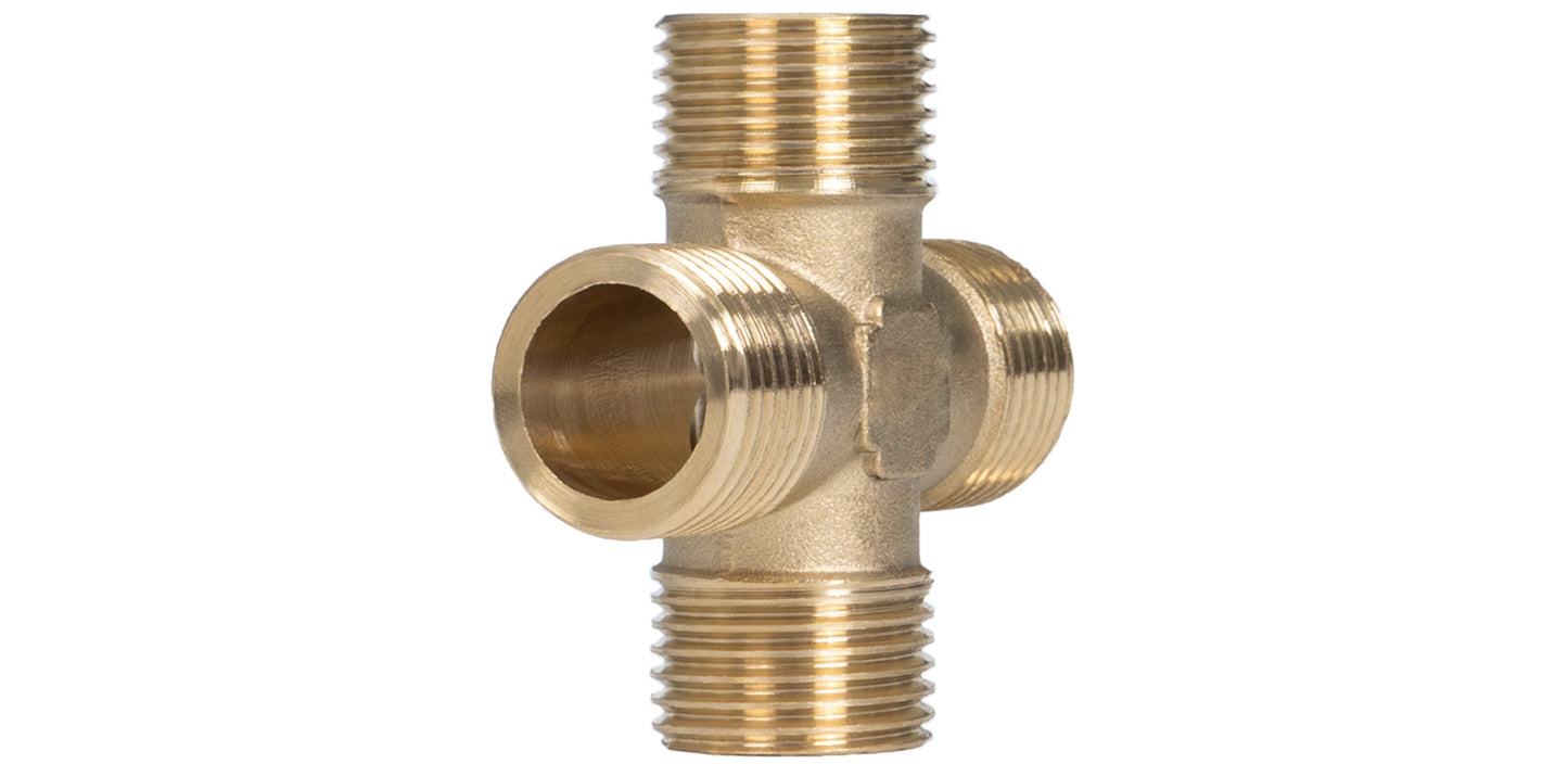 wuling Brass fittings equal diameter cross internal and external threads(ask customer service for price)