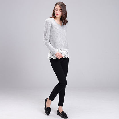 baichen Women's knit pullover Soft and skin-friendly, not easy to pill.