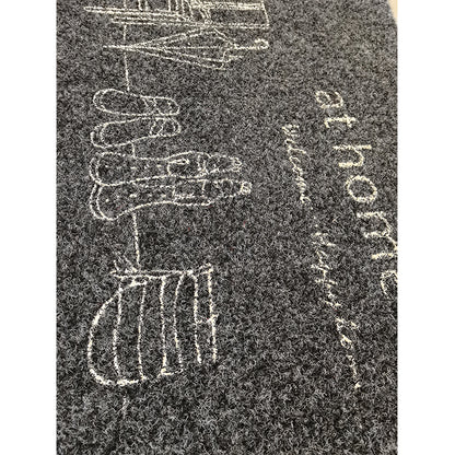 Xulong carpet industry   Coarse silk printed sheet Household anti-skid floor mat thickened carpet