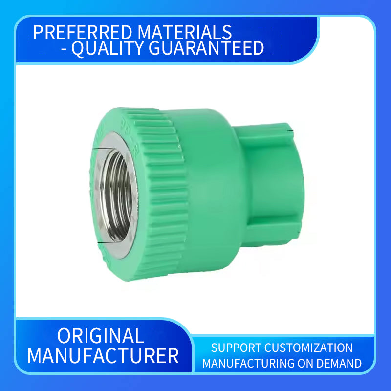 wuling High Pressure Green PPR 1/4 inch Direct Wire Elbow Tee Smooth Surface NPT BSP Welded Thickened Bridge PPR Pipe Fitting Header(ask customer service for price)