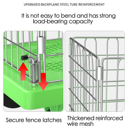 anta Fence Trolley Flatbed truck with enclosure Courier trucks Work trolley