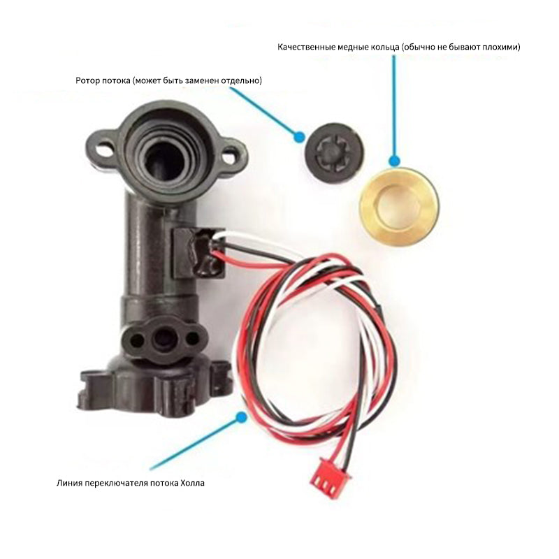 youzheng Water heater water flow rate (ask customer service for price) Water flow sensor Liquid water piping Ultrasonic flowmeter water meter