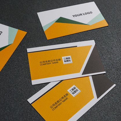 hengcheng Business cards (please ask customer service for price)Double-sided Pearlescent paper