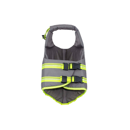 FUZHIWANG Orange swimming vest The dog swims chest and back Easy to float chest and back