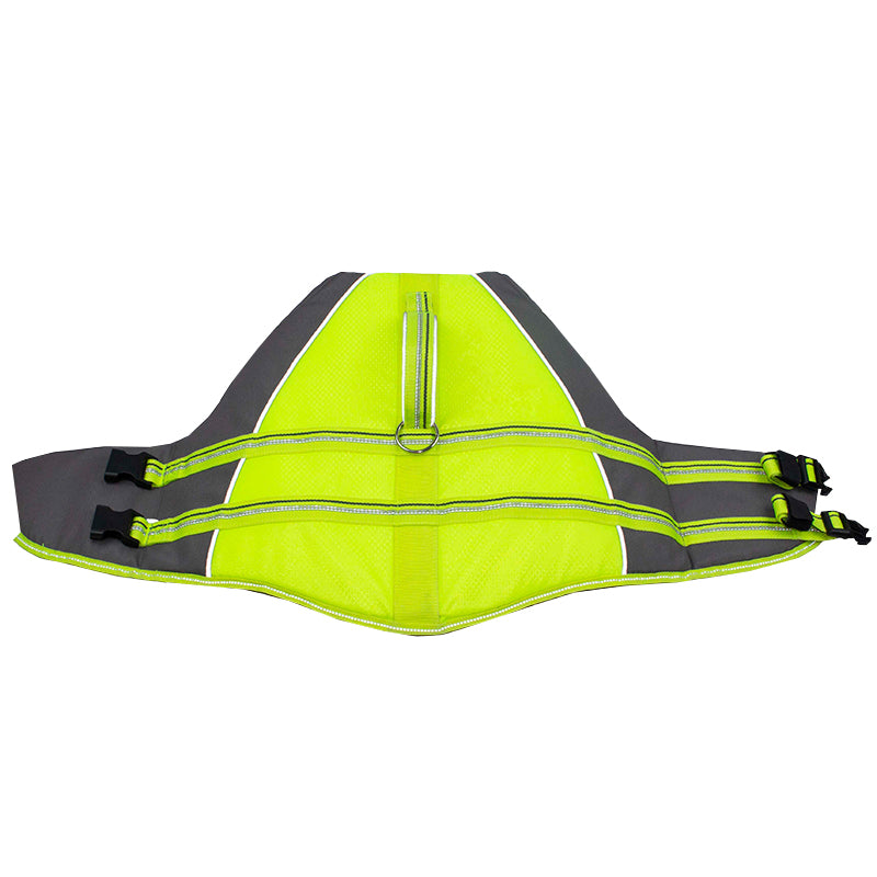 FUZHIWANG Orange swimming vest The dog swims chest and back Easy to float chest and back