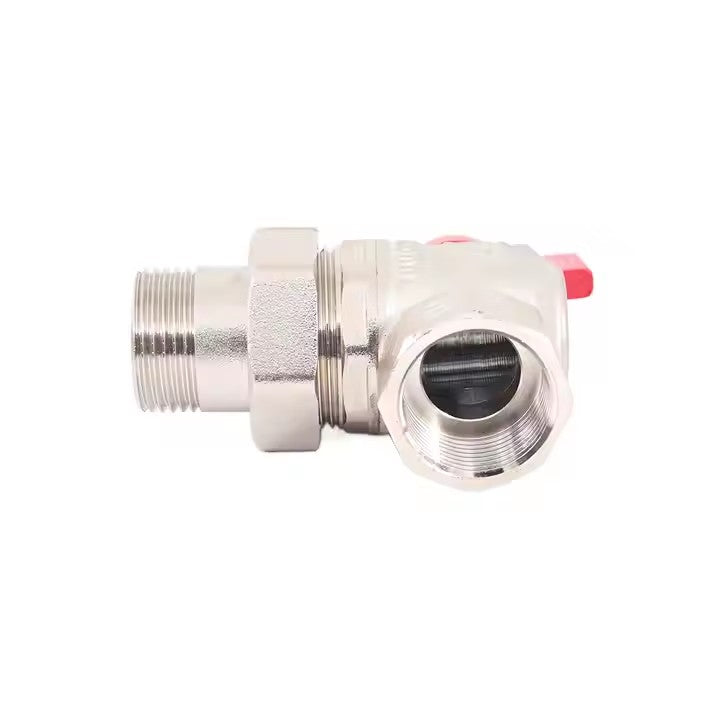 wuling 90 Degree Red Butterfly Handle Brass Nickel Plated Angle Valve(ask customer service for price)
