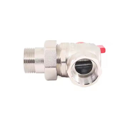 wuling 90 Degree Red Butterfly Handle Brass Nickel Plated Angle Valve(ask customer service for price)