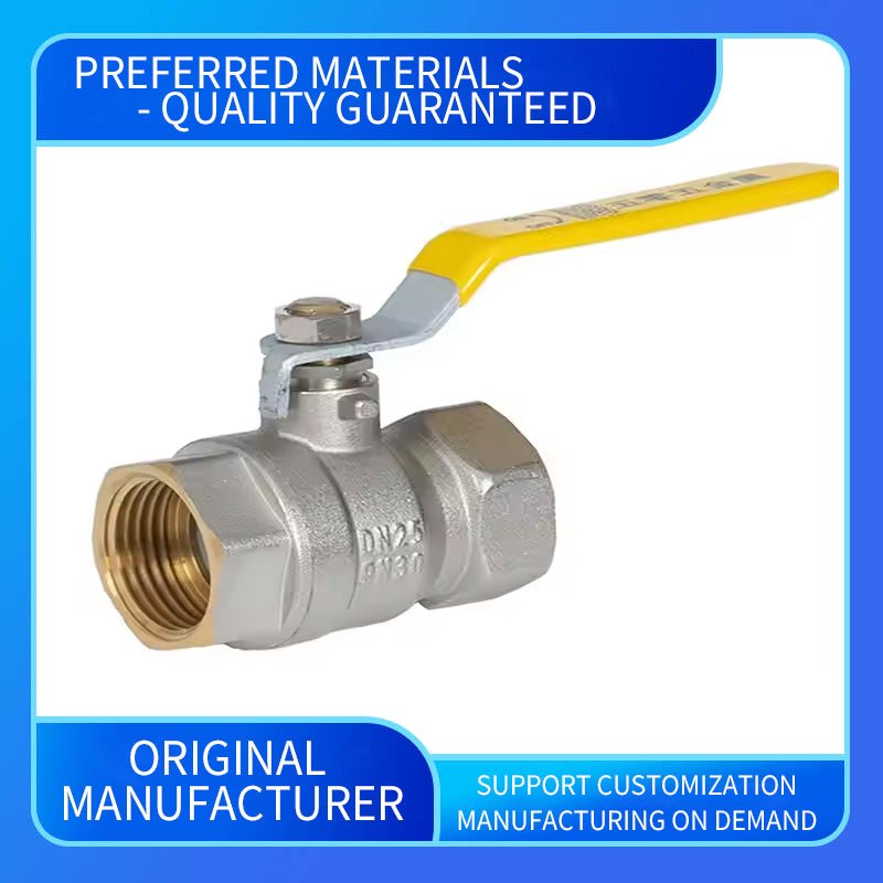 wuling Factory Direct Custom PEX Handle Full Copper and Brass Butterfly Structure 2-Way Oil Gas Water Switch Ball Valves(Please ask customer service for price)